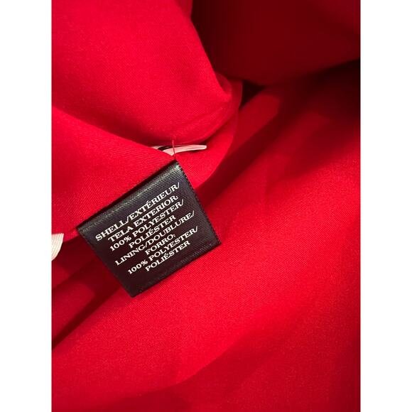 Ann Taylor Dressy Pleated Party Skirt Deep Red 6 - Picture 6 of 7